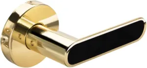 Yale Security D553L3 Kincaid BK, Polished Brass Dummy Lever Lock