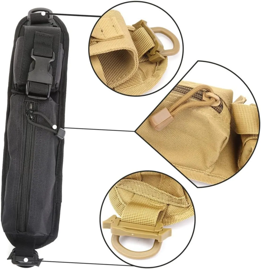 Yardwe 3pcs Bag Sundries Outdoor Sundries Pouch - Pouch - Bag Outdoor Bag