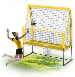 Yoving Volleyball Net Training System, 8 ft Wide by 11 ft High, Great for Serving and Dunking Drills Improves Hitting Accuracy, Power and Technique, Perfect for Team or Individual Training, Rugged