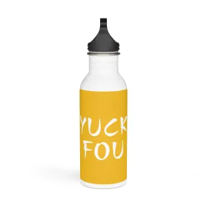 Yuck Fou Stylish Stainless Steel Water Bottle - Eco-Friendly, Durable, Perfect for On-the-Go - Yellow