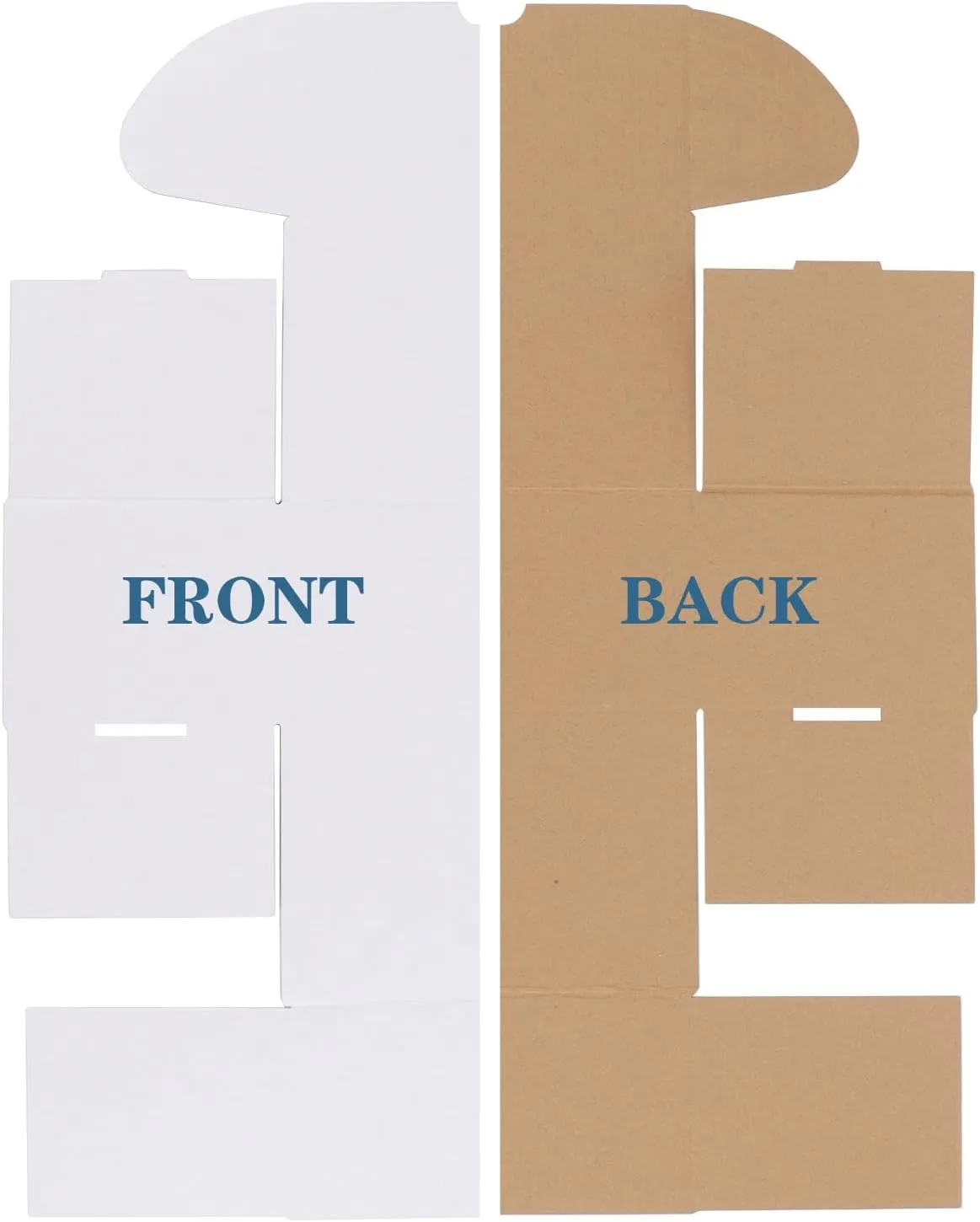 ZBEIVAN 12x6x4 White Shipping Boxes Set of 20, Corrugated Cardboard Mailer Boxes for Packaging Small Business Mailing Gifts