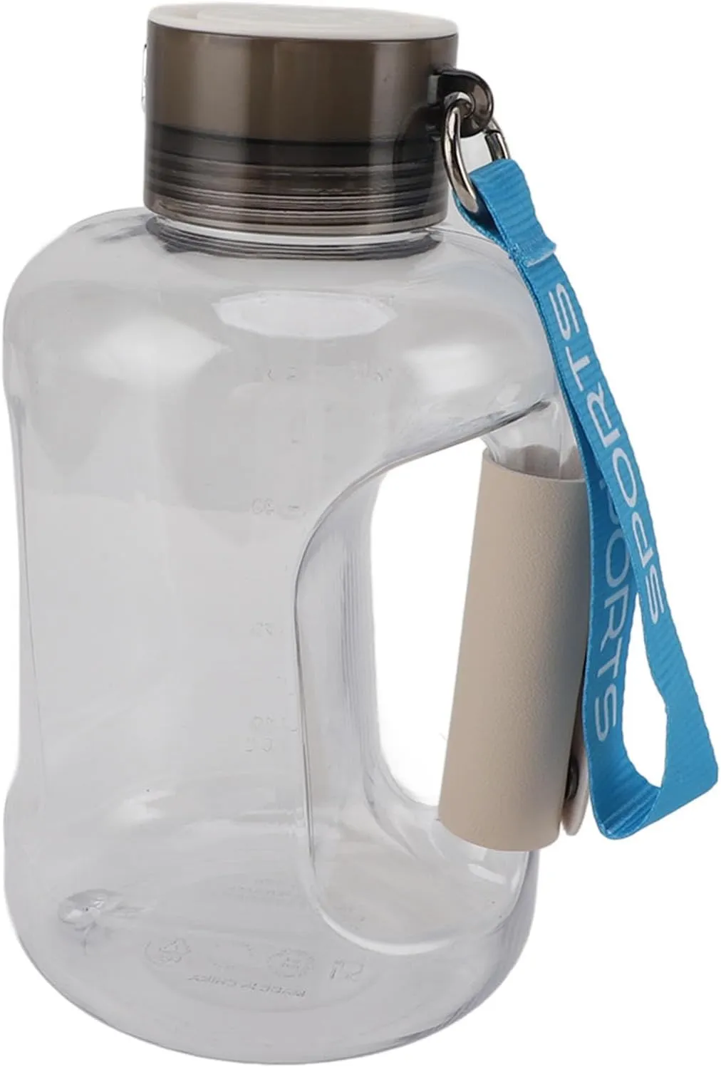 Zerodis Hydrogen Water Bottle, 1.5 Litres Large Capacity Hydrogen Generator Improve Exercise Efficiency Water Ionizer Portable and User Friendly Hydrogen Water Machine (Beige)