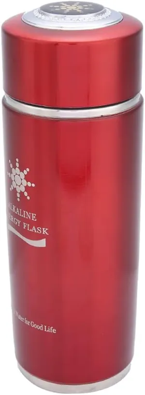 ZJchao Hydrated Water Bottle, Smart Water Bottle Hydro Bottle Energy Water Bottle Portable Nano Balance Bottle Nano Cup Nano Energy Bottle for Outdoor Gym Fitness (Red)