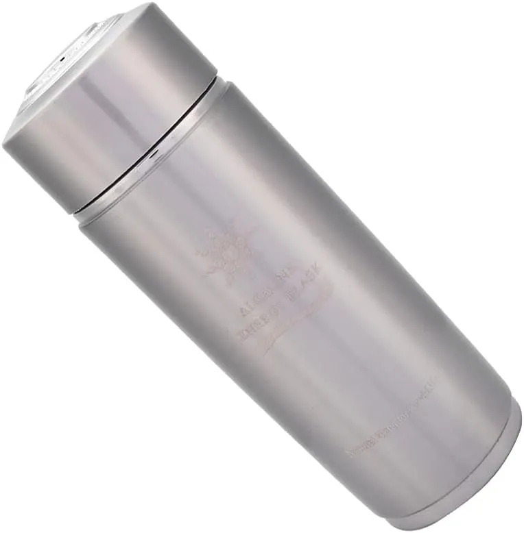 ZJchao Hydrated Water Bottle, Smart Water Bottle Hydro Bottle Energy Water Bottle Portable Nano Balance Bottle Nano Cup Nano Energy Bottle for Outdoor Gym Fitness (Silver)