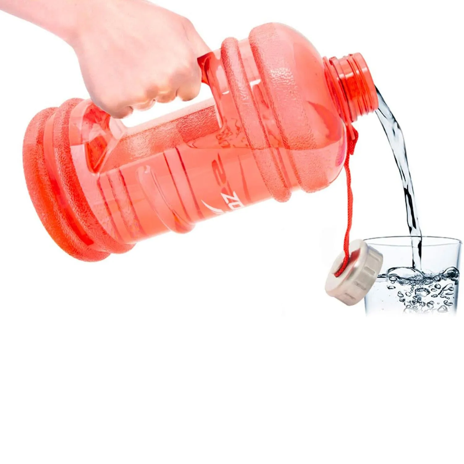 Zodiak Fitness 2.2L BPA Free Sport Water Bottle - Red