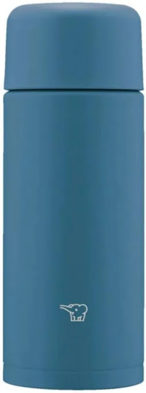 Zojirushi SM-MA25-AM Water Bottle, Seamless Stopper, Small Capacity, 8.5 fl oz (250 ml), Screw, Stainless Steel Mug, Midnight Navy, Integrated Washer and Washer, Easy to Clean, 2 Pieces Only
