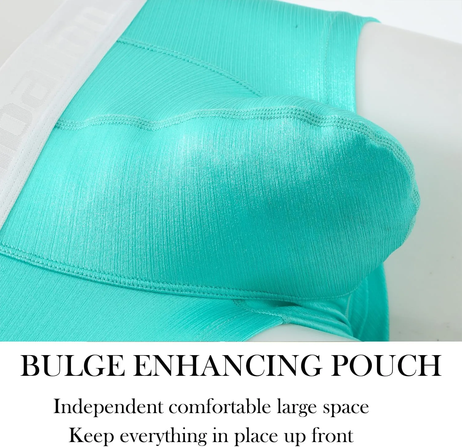 ZONBAILON Mens Sexy Ice Silk Boxer Briefs Underwear Low Rise Bulge Enhancing Pouch Trunks Pack M L XL 2XL 3XL