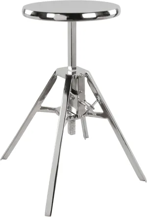 Zuo Modern - Mercy Counter Stool Silver - Modern - Seating - Aluminum, Iron, Plyboard - Indoor - 29.9in Height